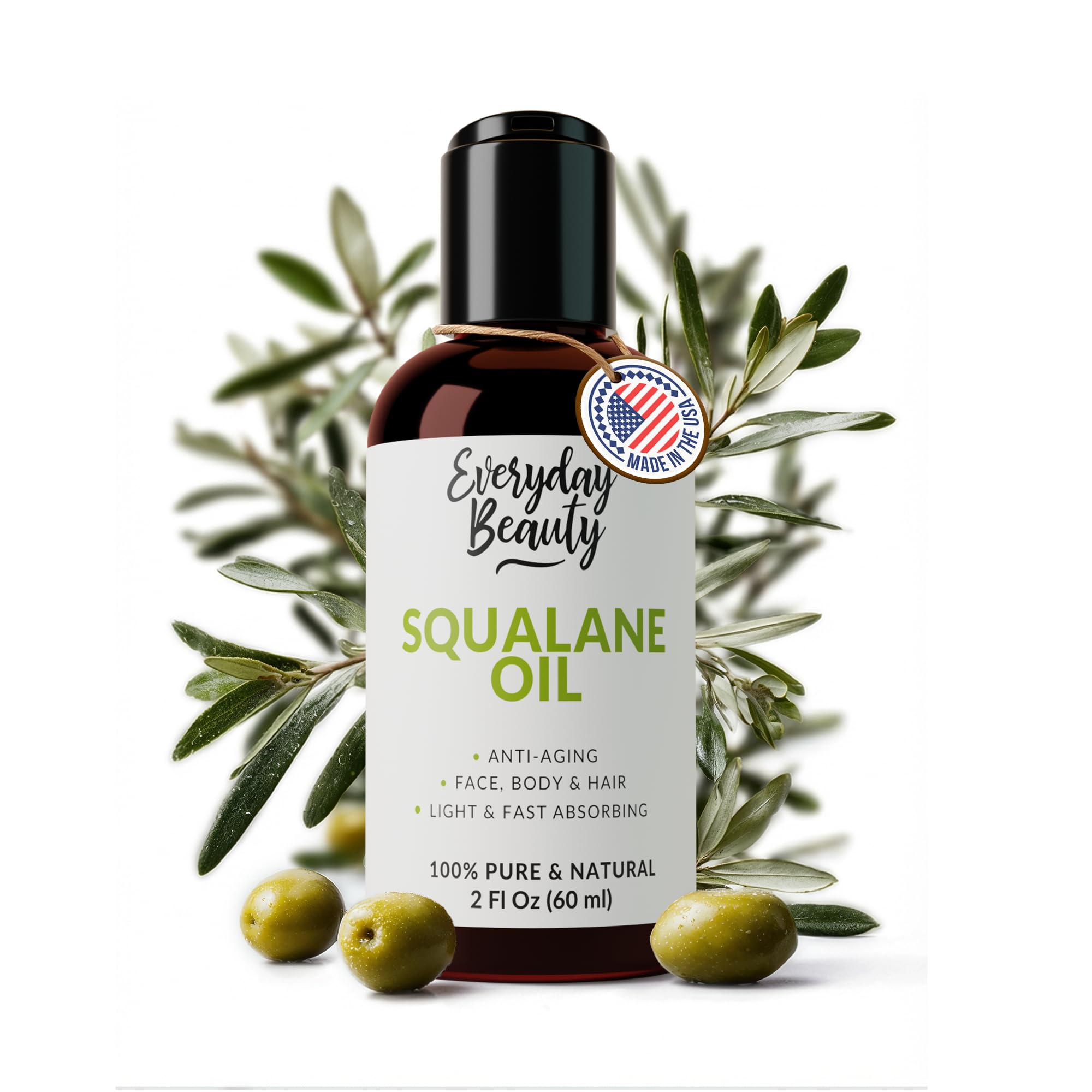Amazon.com: Squalane Oil - 100% Pure & Natural Plant Derived